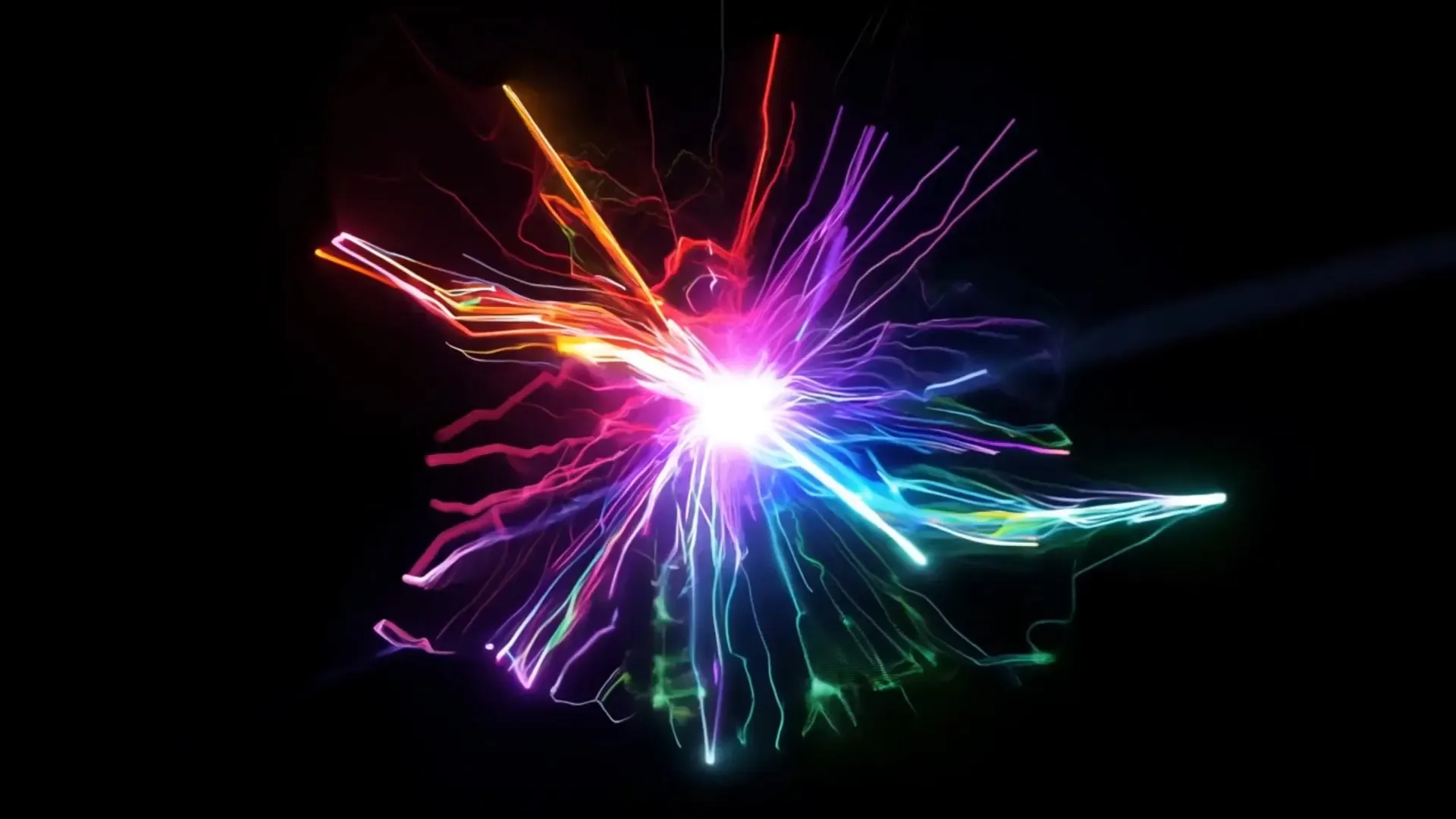 Neon Pulse Overlay with Powerful Energy
